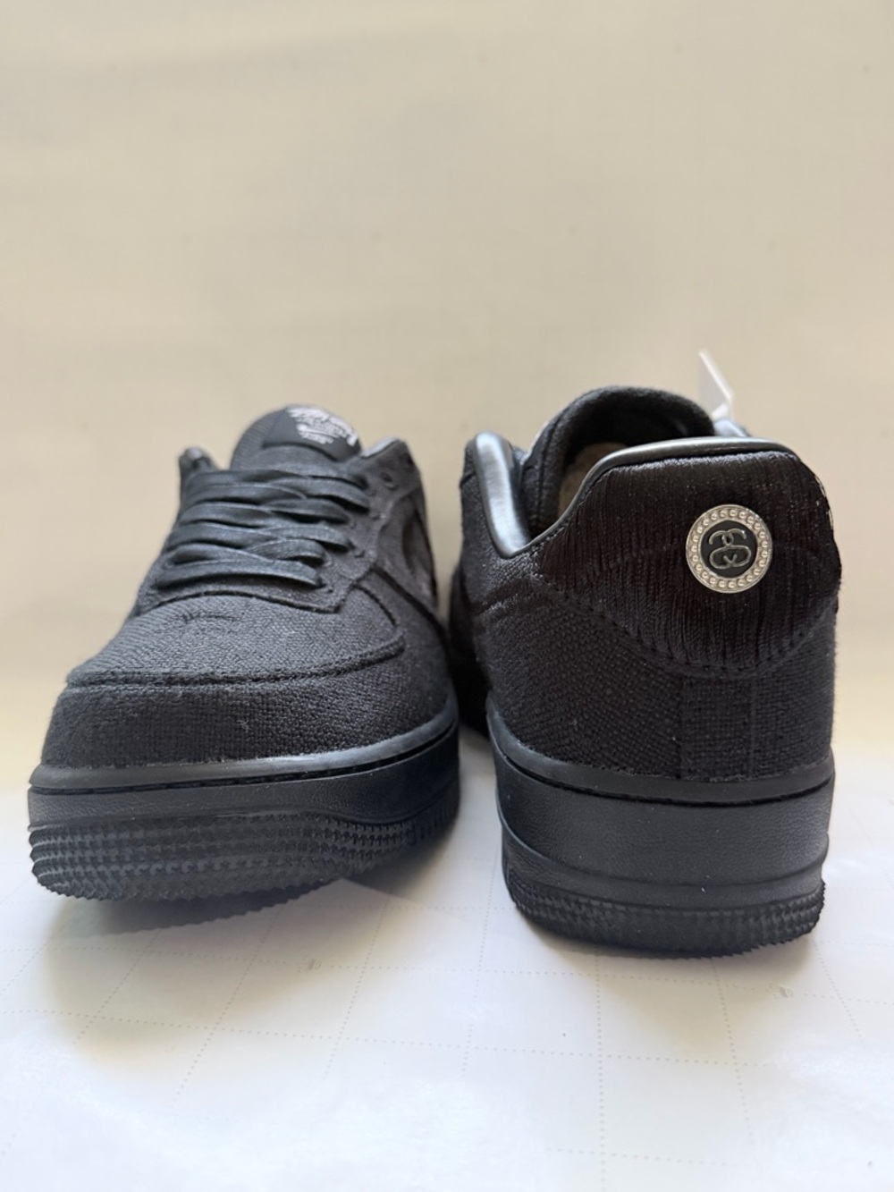 Nike Men’s All-Black Low Top Sneakers - Picture 2 of 5
